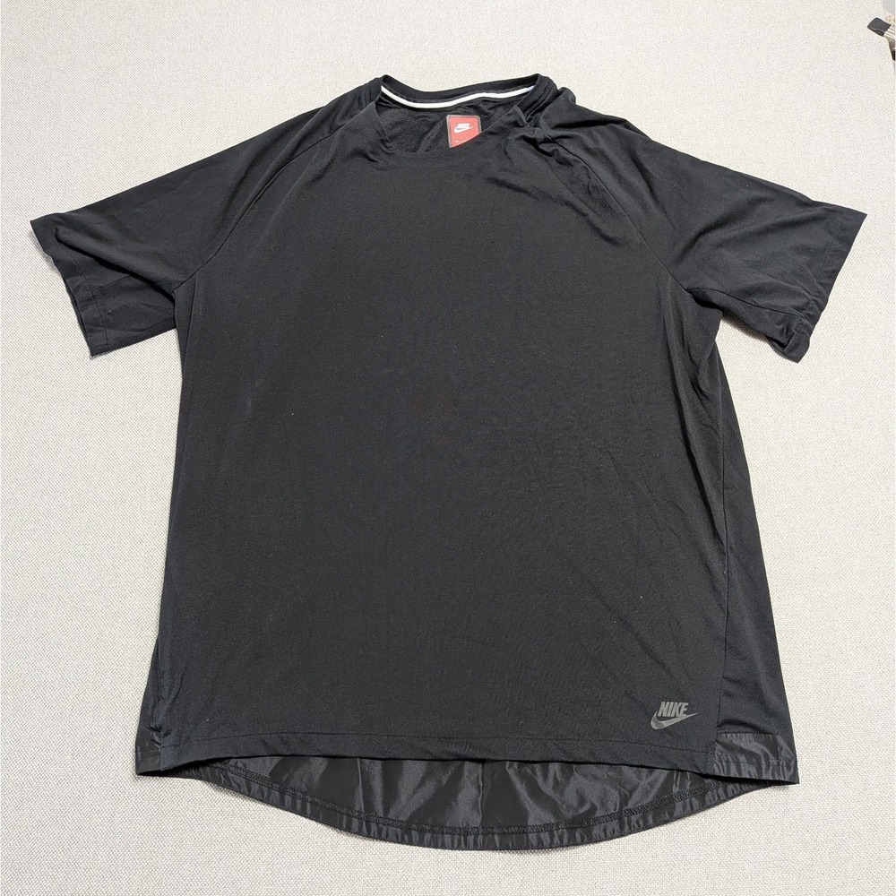 Nike T-Shirt Men's Black XXL Dri-Fit Performance Raglan Activewear